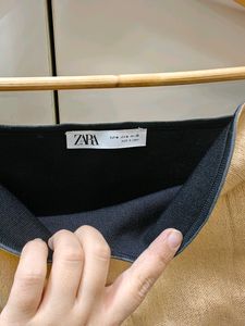 Zara Golden Tube Top
