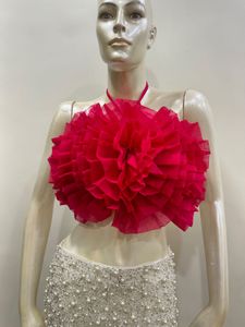 Floral Top and Pearl Skirt Set