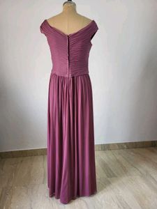 Elegant Mauve Maxi Dress