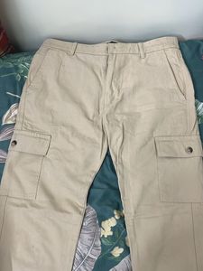 Beige Cargo Pants - Highlander Brand, Limited