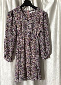 Floral Print Mini Dress