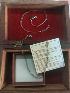 92.5 Sterling Silver Anklets Pair