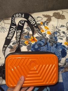 Orange Protective sling bag