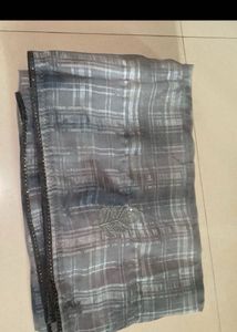 Beautiful Grey Shaded Saree