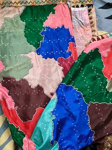 Multi Colour Sequence Work Saree