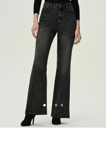 Mid-waist flare Leg Denim Jeans