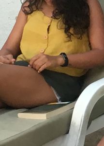 Yellow Tank and Green Shorts Set
