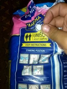 Adult Diaper Full Package Only One Piece Has Been
