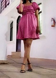 Rose pink dress