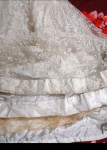 Dreamy White Pearly Gown