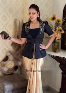 Elegant Black Saree Blouse