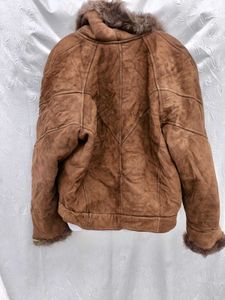 Vintage Brown Fur Collar Jacket 🤎