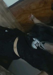 Black Sequin Dress
