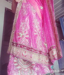 Pink Bridal Lehenga