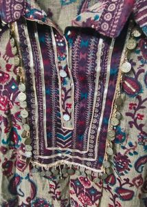 Paisley Print Tunic Top