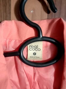 Peach Long Blazer M to L Size