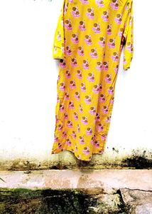 Floral Print Kurta