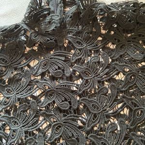 Elegant Black Lace Top