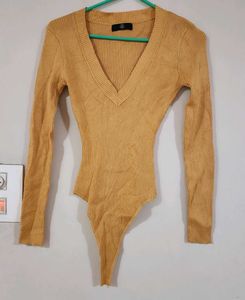 Ribbed Bodysuit