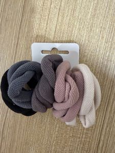 Chic Neutral Tone Hair Ties Set