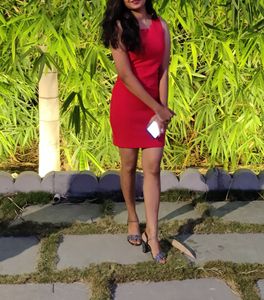 Red Bodycon Mini Dress