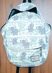 Cute elephant Print Backpack