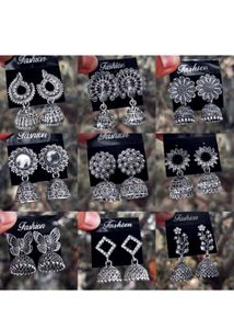 Silver Jhumka Earring Collection