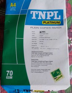 A4 Size White Paper