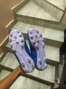 Blue Football Cleats