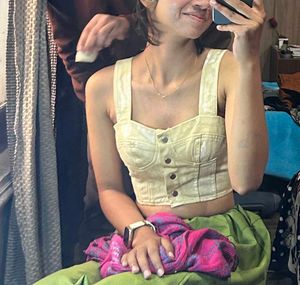 Cute Yellow Crop Top