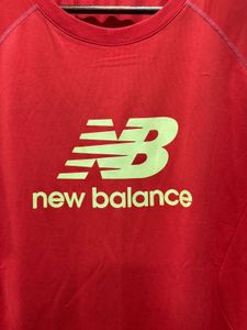 New Balance Essential Red DryFit TShirt