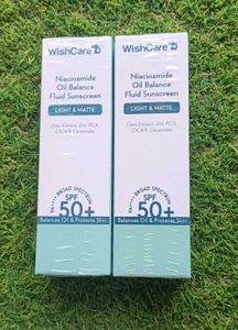 Combo Of Wishcare Sunscreen