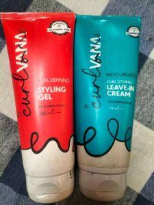 Curlvana Leave In Cream And Styling Gel Duo