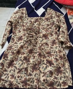 Floral Print Kurti