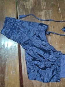 Embroidered Purple Blouse