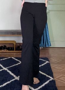 Figure Flattering Black Bootcut Trousers