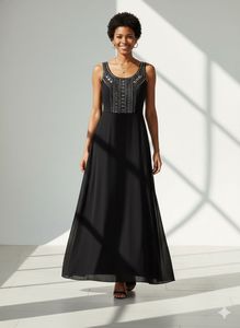 Elegant Black Maxi Dress