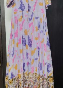 Embellished Full Length Anarkali Dress