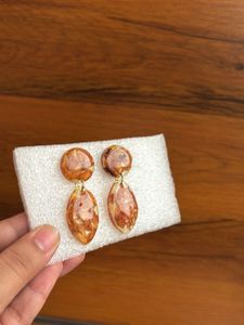 Floral Resin Earrings