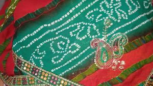Multi Bandhani Saree