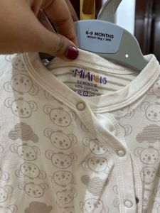 Miarcus White Bear Onesie