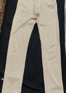 Khaki Straight Fit Pants