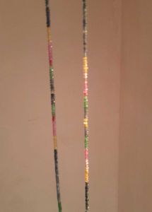 Precious Gemstone Necklace in 14KT Puregold clasp