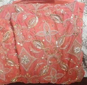Georgette Heavily Embroided Saree