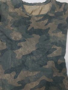 Camouflage Print T-Shirt