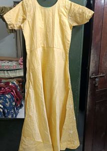 New Elegant Yellow Ethnic Gown