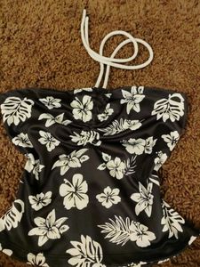 y2k Floral Bikini Top