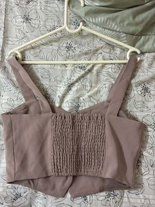 Chic Crop Top with Buttons