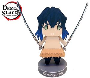 Anime Demon Slayer Inosuke Chibi Figurine(Paper)