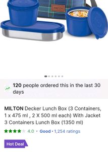 Milton brand Microwave Leak Proof Insulated Lunch